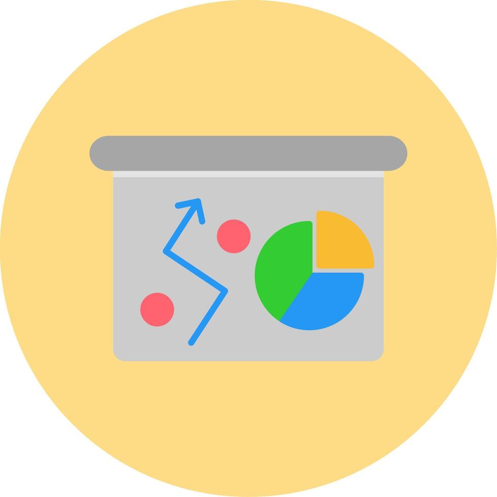flat multicolor circle vector