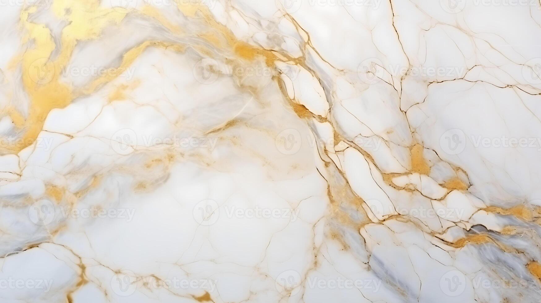 AI generated Elegant fusion, natural white and gold marble texture wallpaper photo