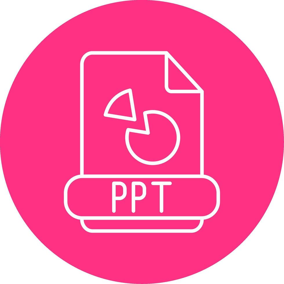 Ppt Line Multicircle Icon vector