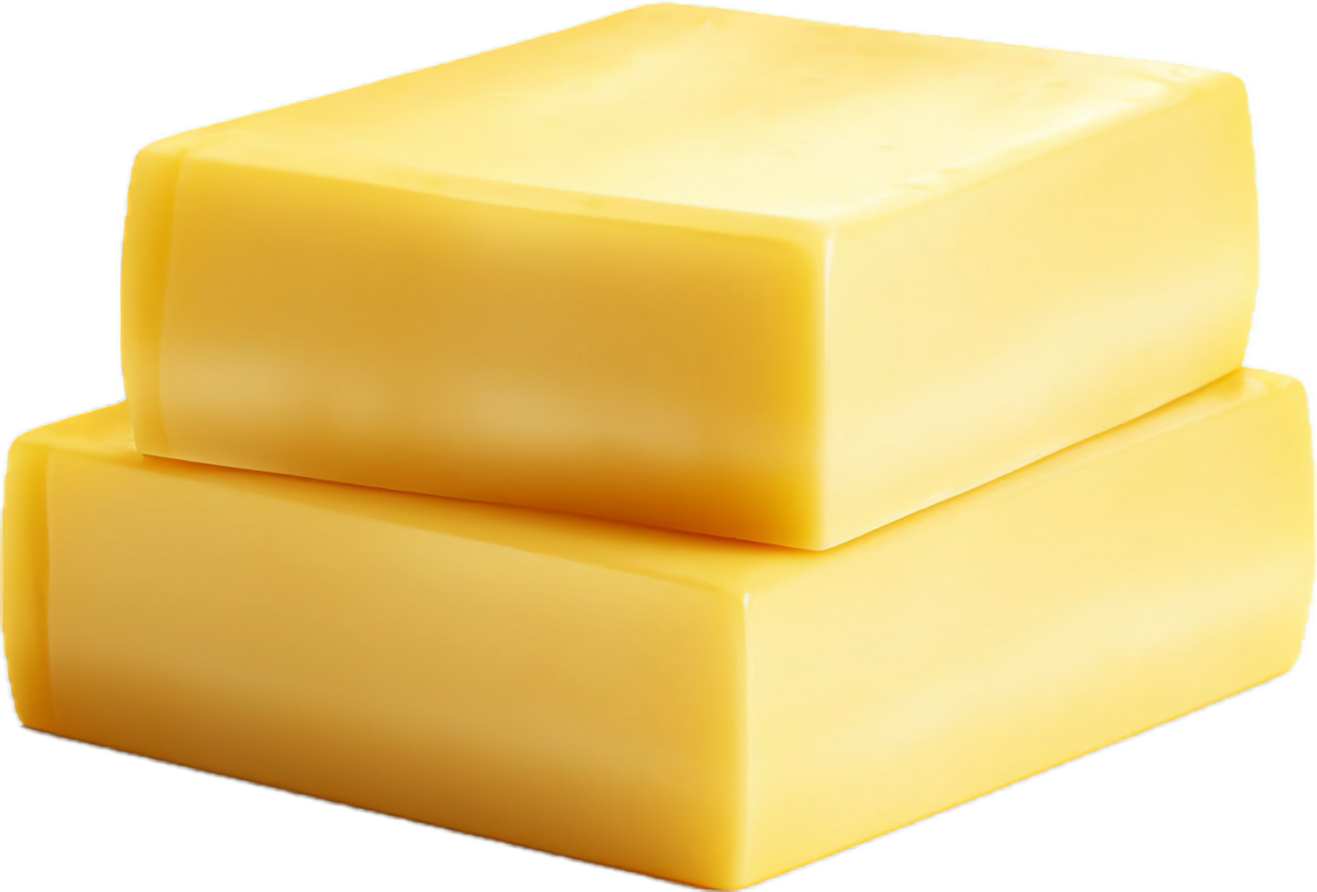 AI generated butter block png