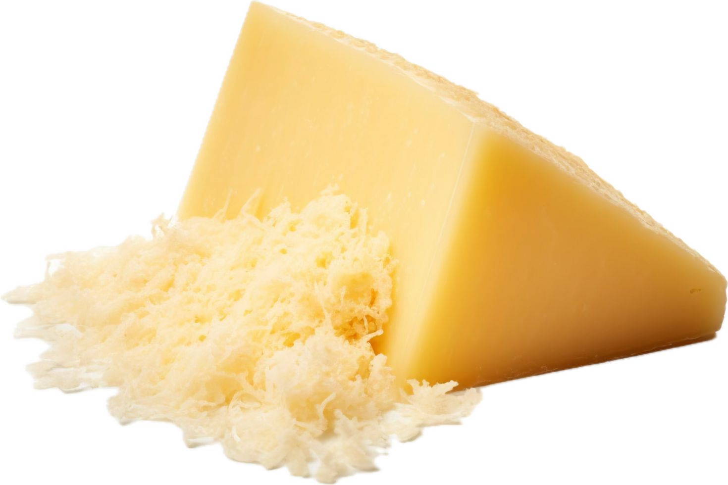 AI generated parmesan cheese png