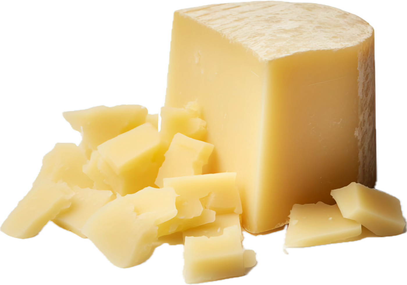 AI generated parmesan cheese png