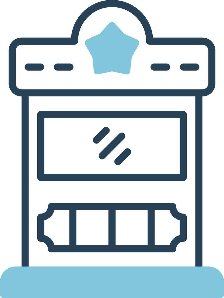 Ticket Box Vector Icon