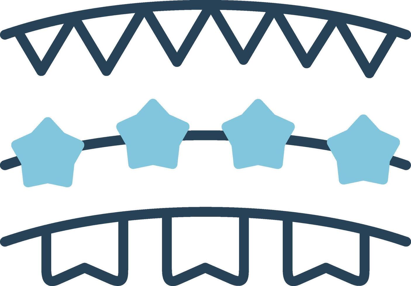 Bunting Vector Icon