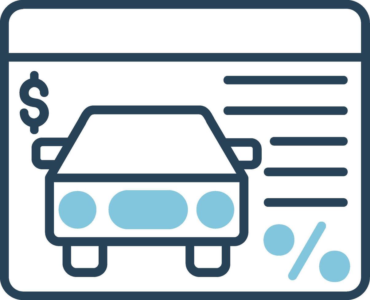 Car Loan Vector Icon