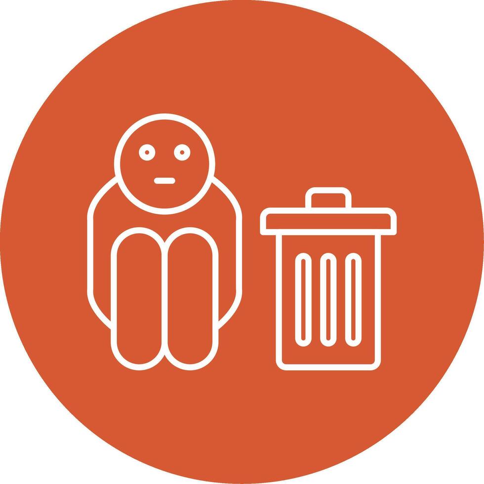 Scavenger Line Multicircle Icon vector