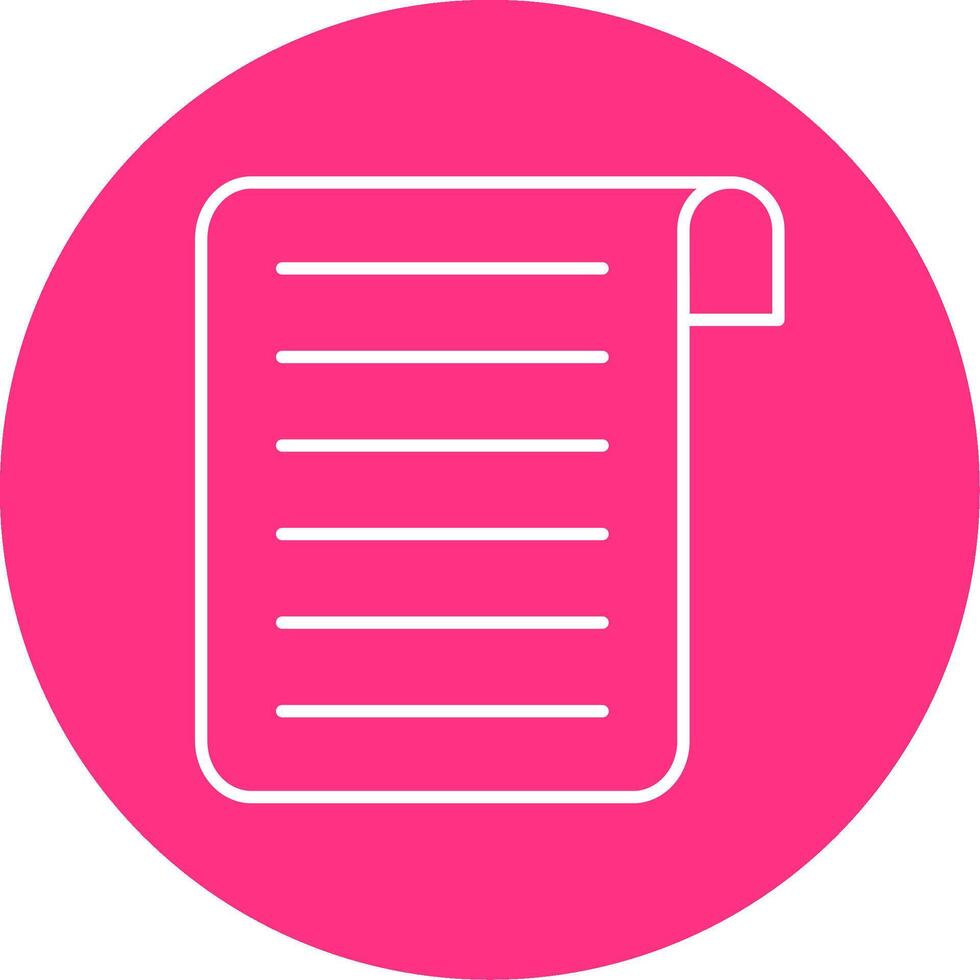 Document Line Multicircle Icon vector