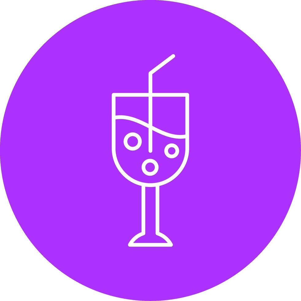 Goblet Line Multicircle Icon vector