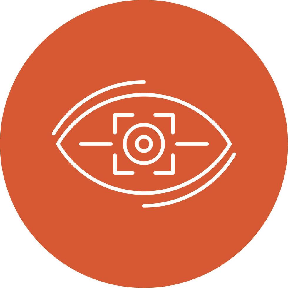 Vision Line Multicircle Icon vector