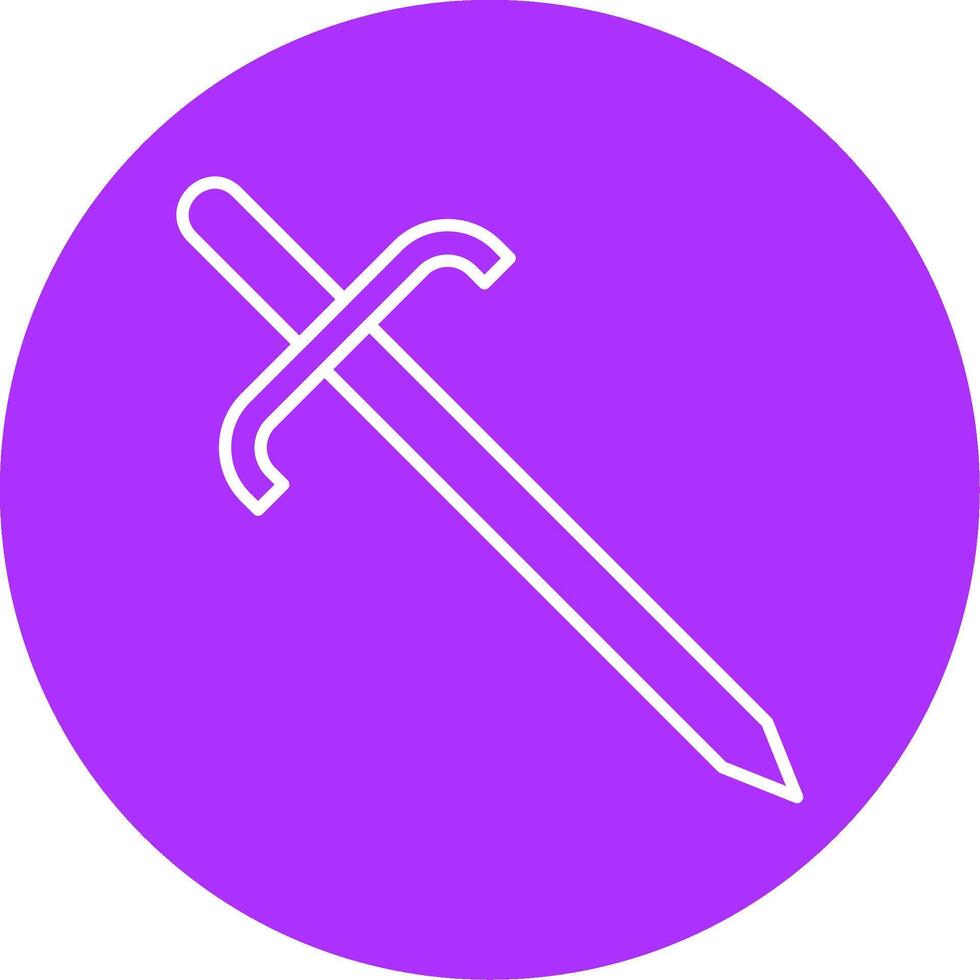 Cutlass Line Multicircle Icon vector