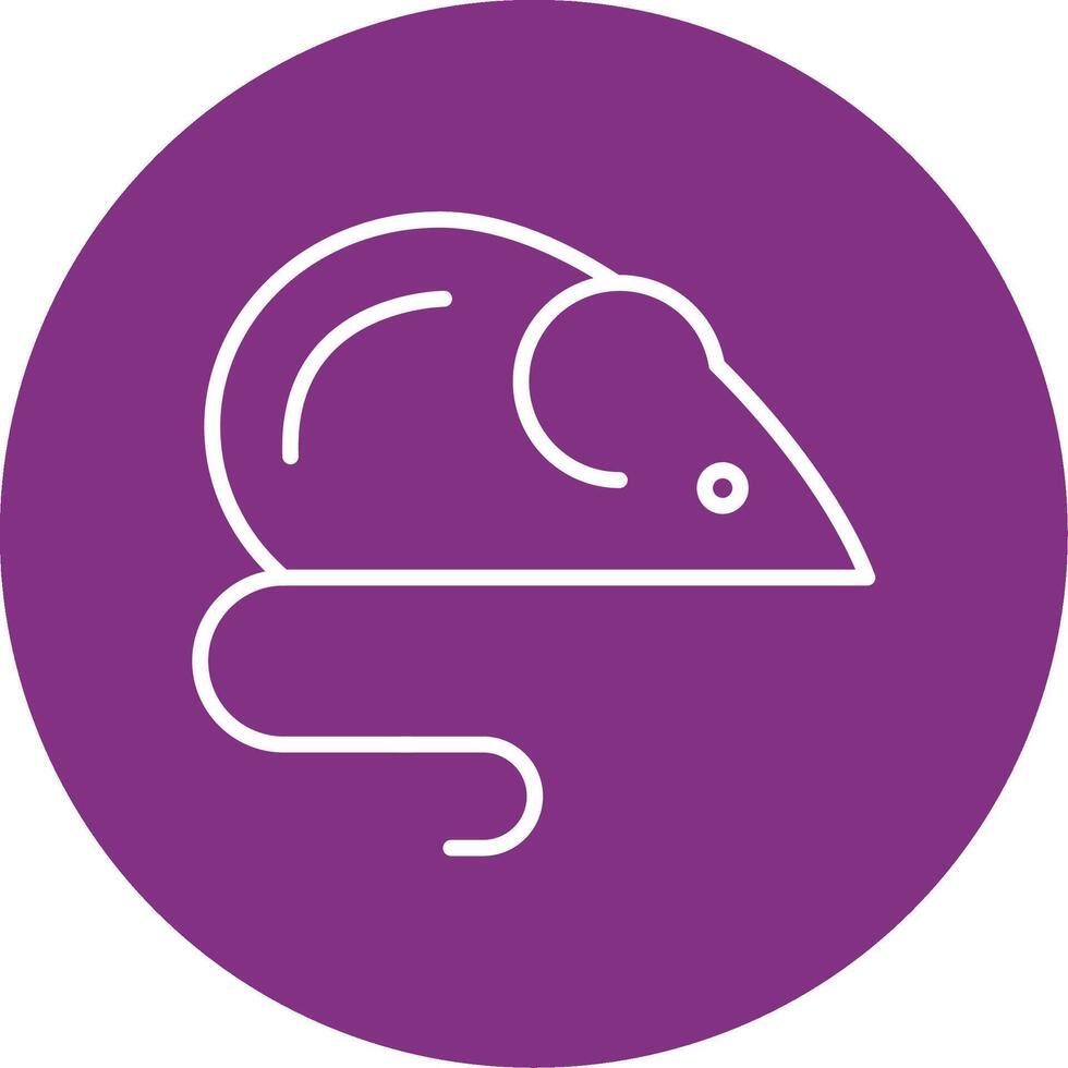 Rat Line Multicircle Icon vector