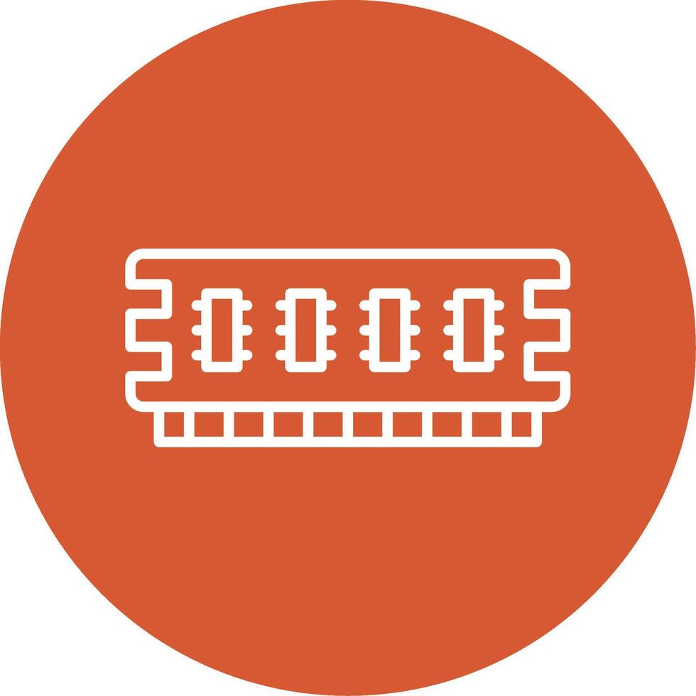 Ram Line Multicircle Icon vector