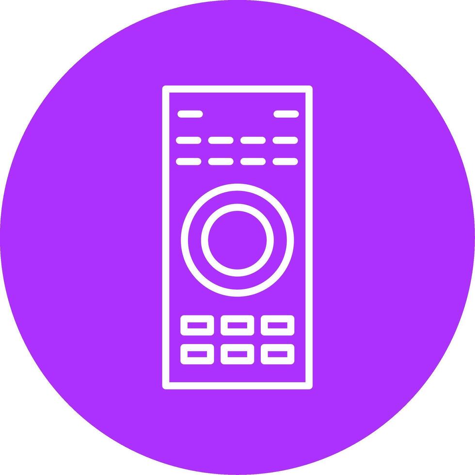 Remote Line Multicircle Icon vector