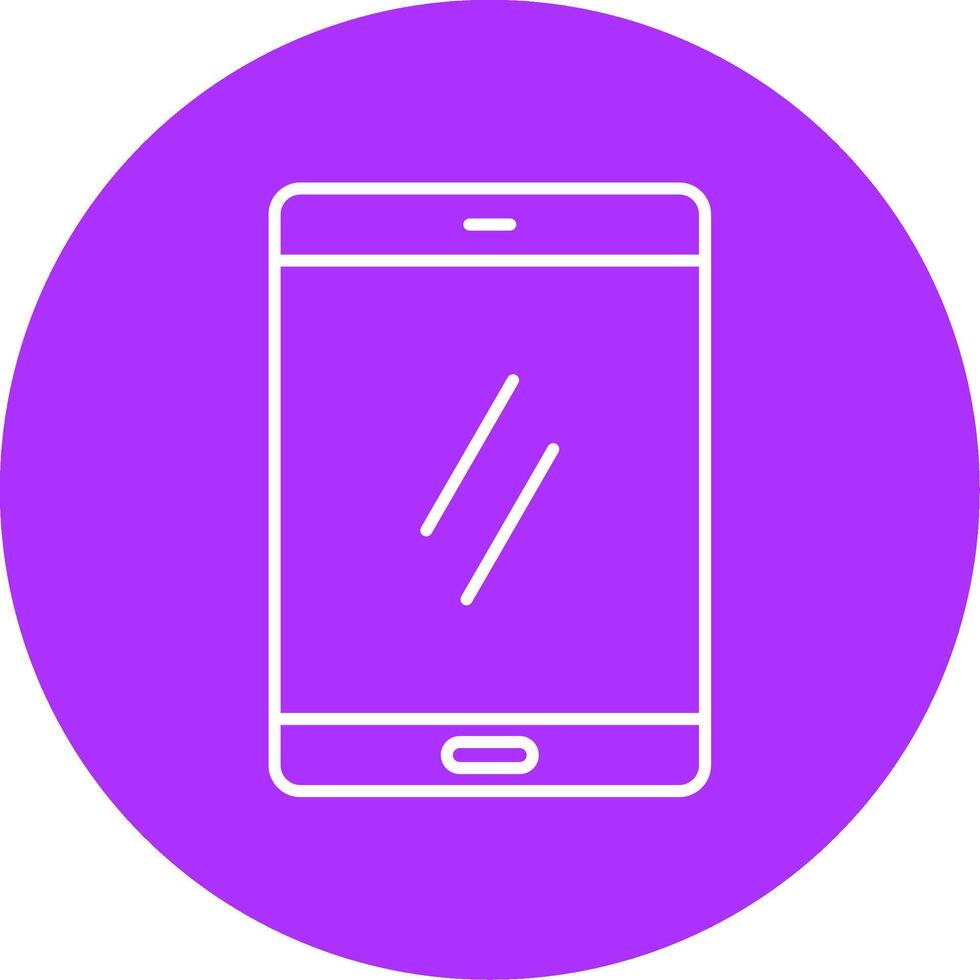 Smartphone Line Multicircle Icon vector