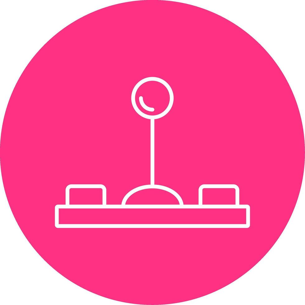 Joystick Line Multicircle Icon vector