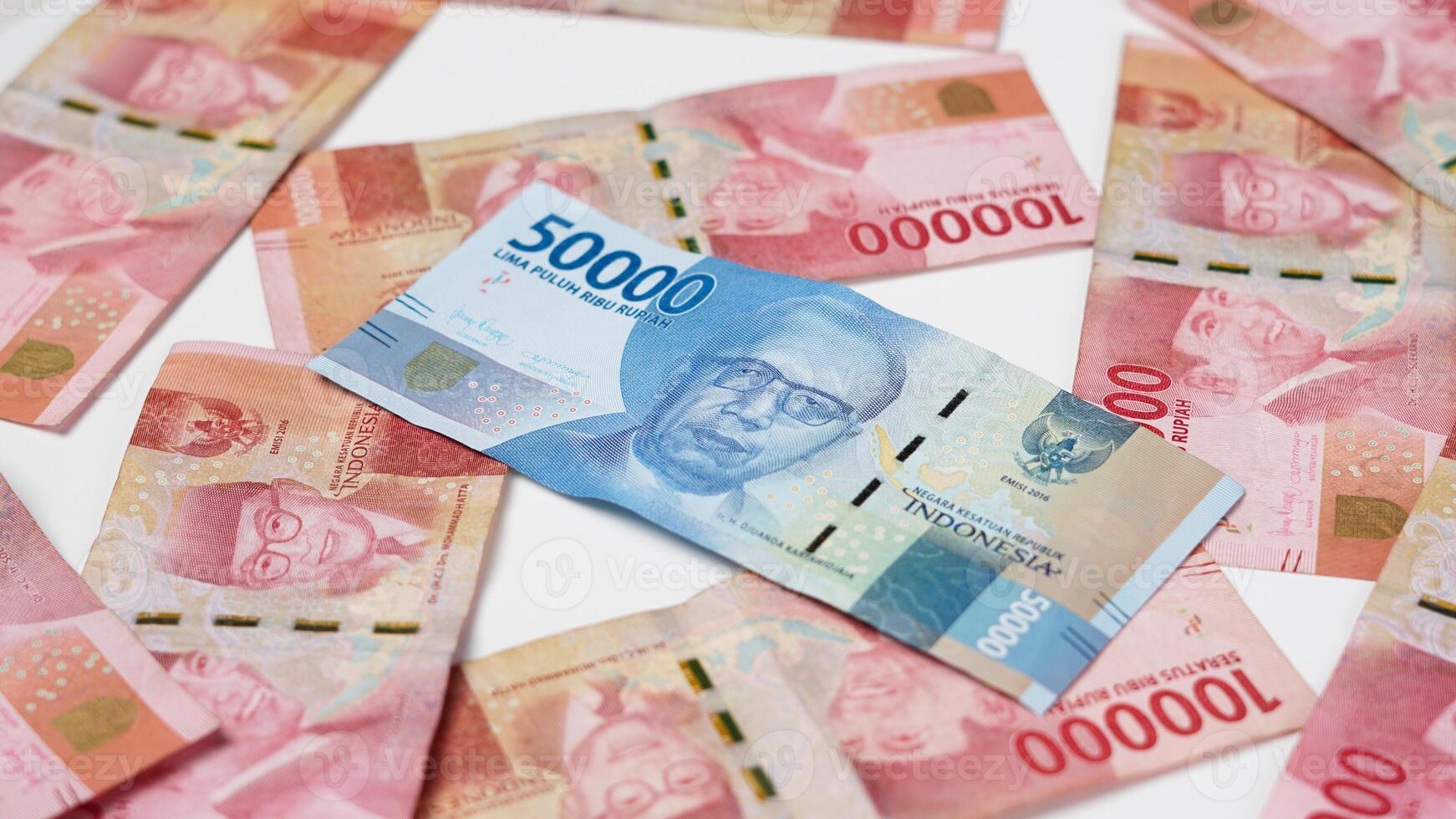photo from the Indonesian rupiah banknote series. Indonesian currency