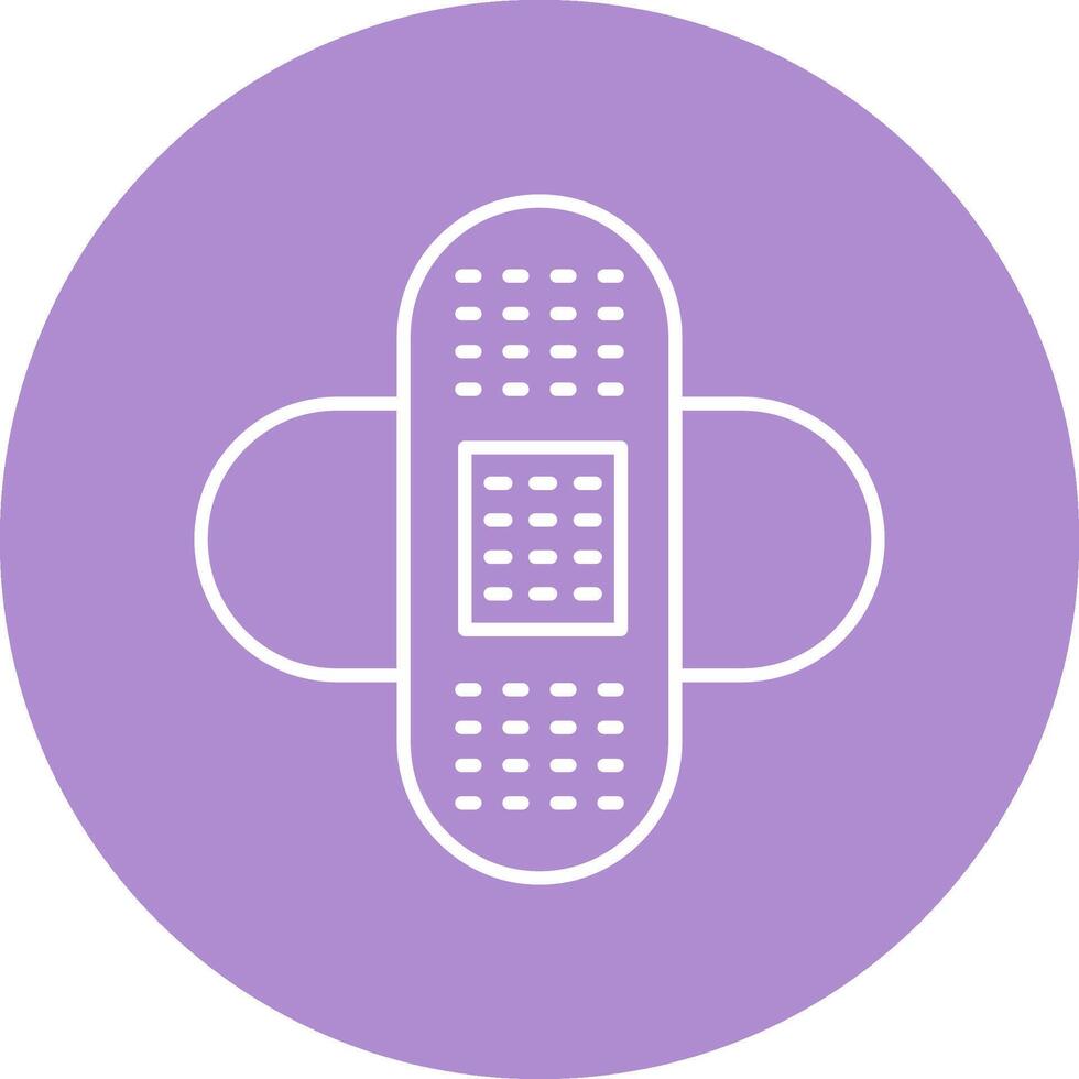 Bandages Line Multicircle Icon vector