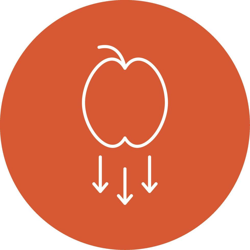 Gravity Line Multicircle Icon vector