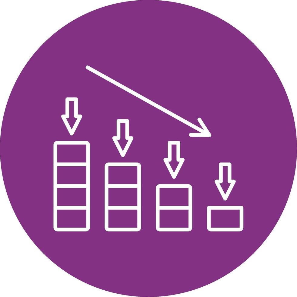 Crash Line Multicircle Icon vector