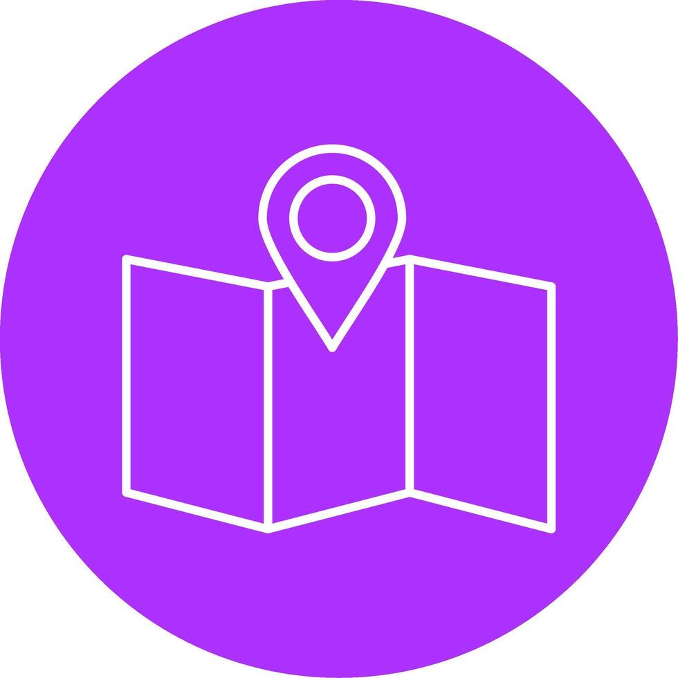 Site Map Line Multicircle Icon vector