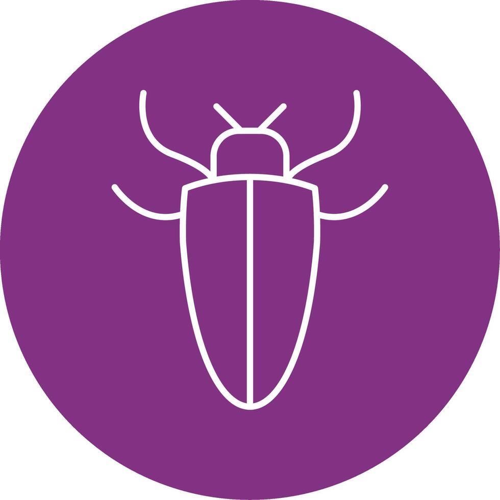 Insect Line Multicircle Icon vector