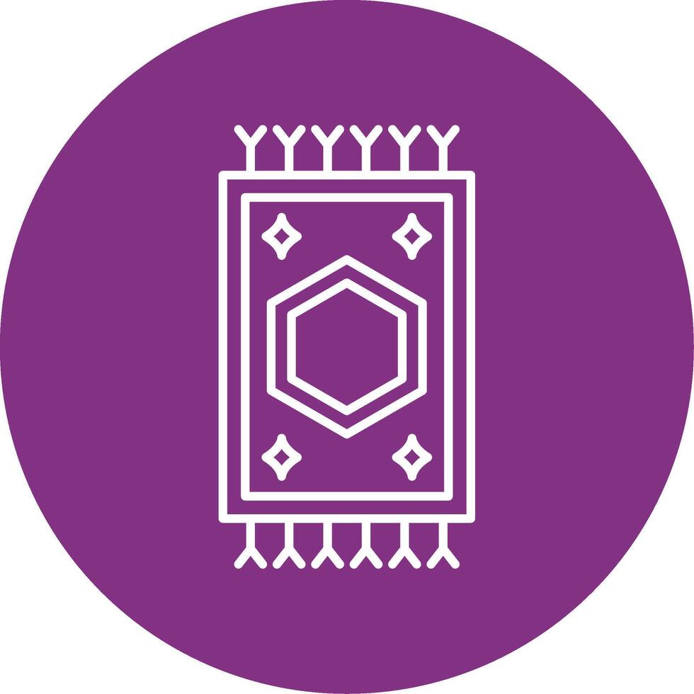 Carpet Line Multicircle Icon vector