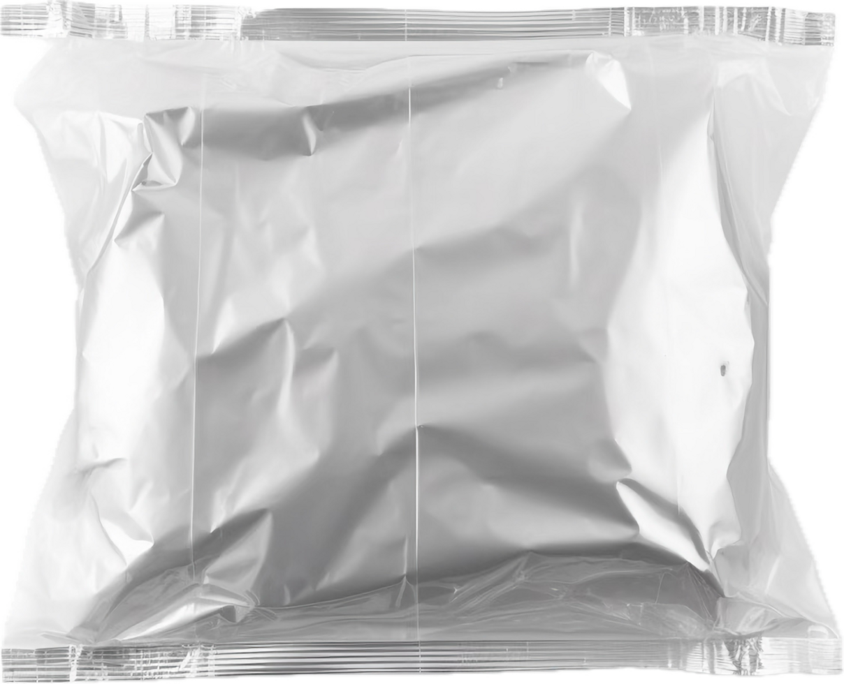 AI generated plastic foil bag png