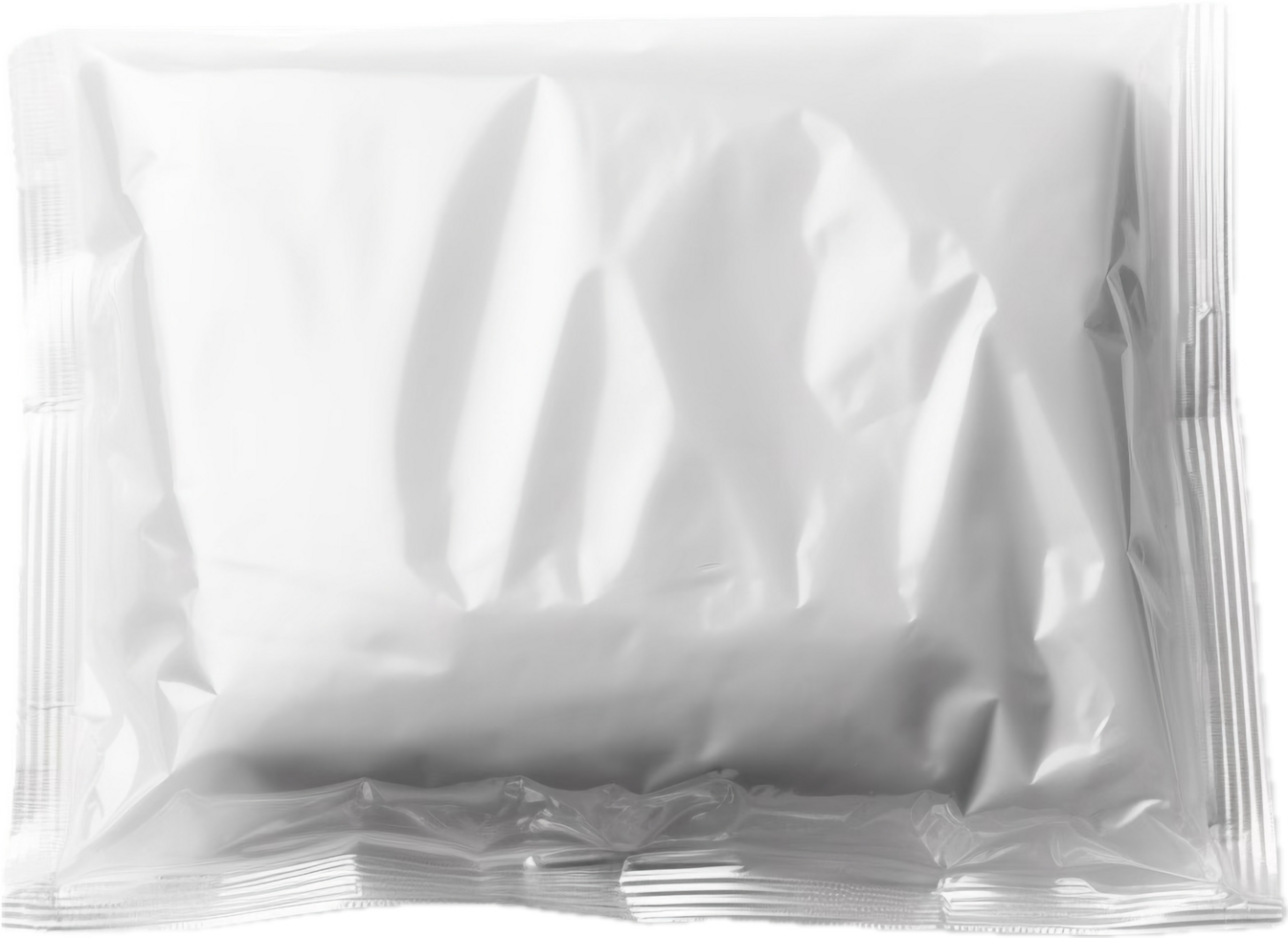 AI generated plastic foil bag png