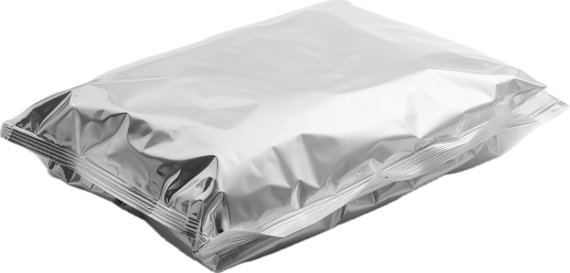 AI generated plastic foil bag png