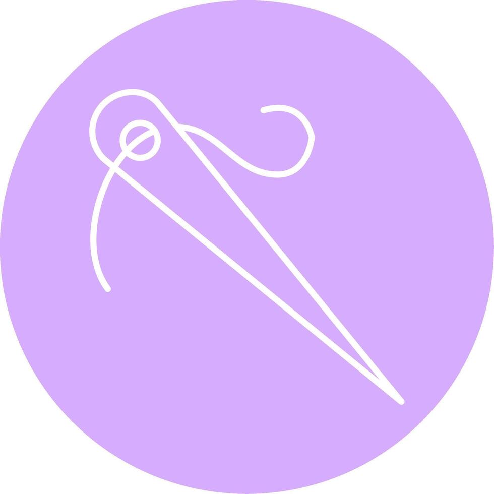 Needle Line Multicircle Icon vector