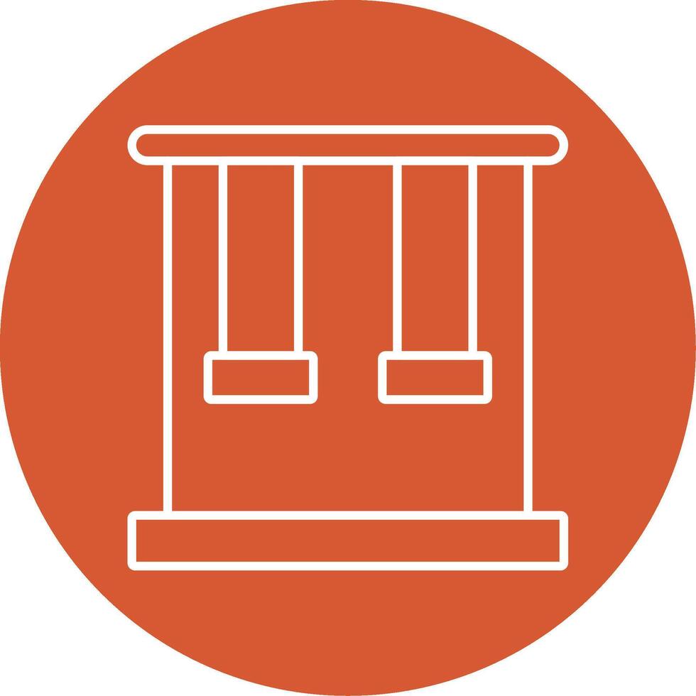 Trapeze Line Multicircle Icon vector