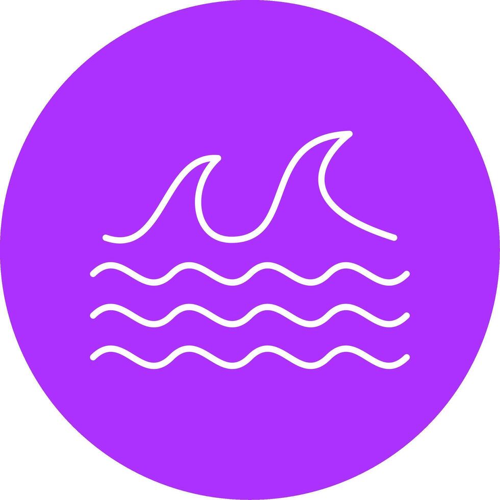 Sea Line Multicircle Icon vector