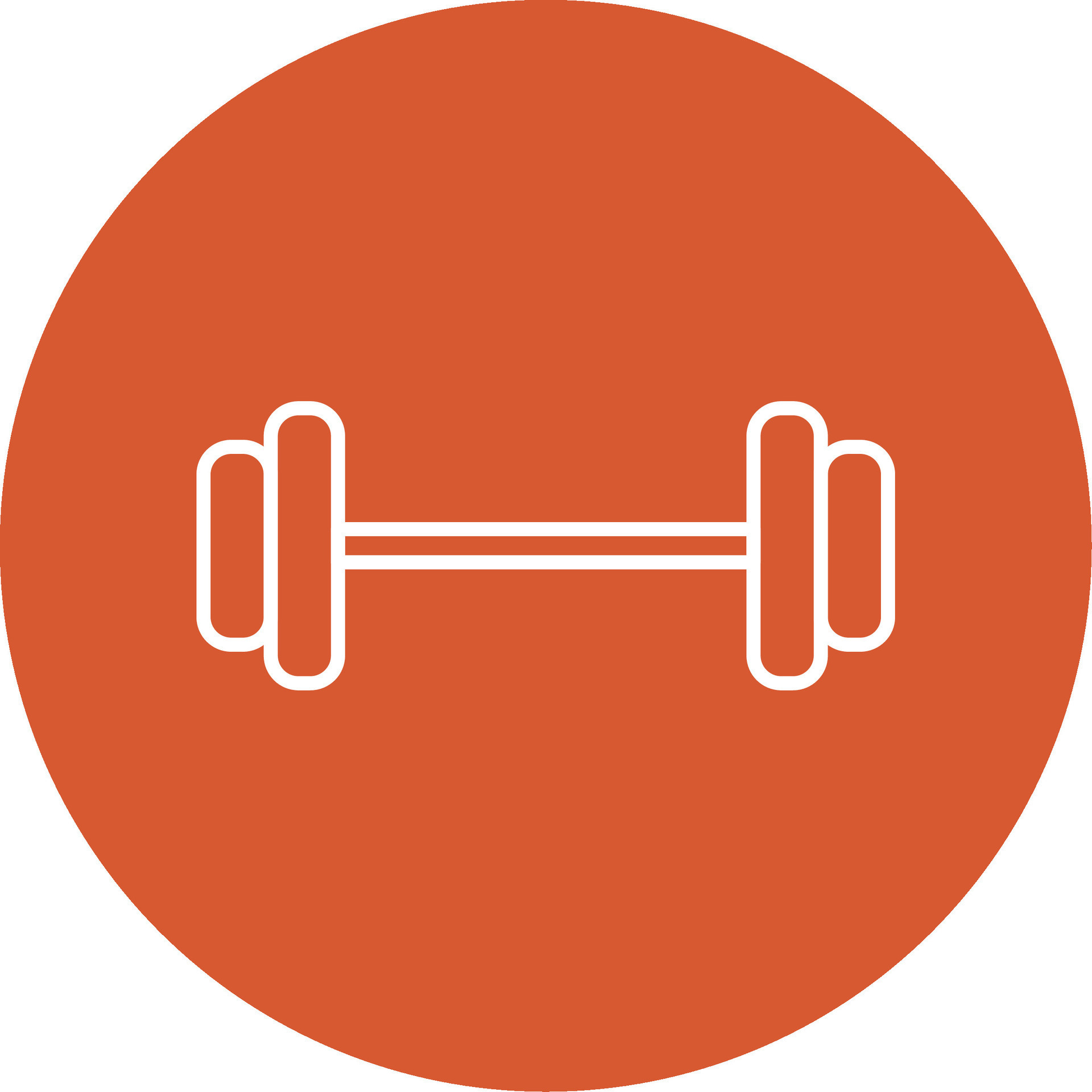 Dumbbell Line Multicircle Icon 37499630 Vector Art at Vecteezy