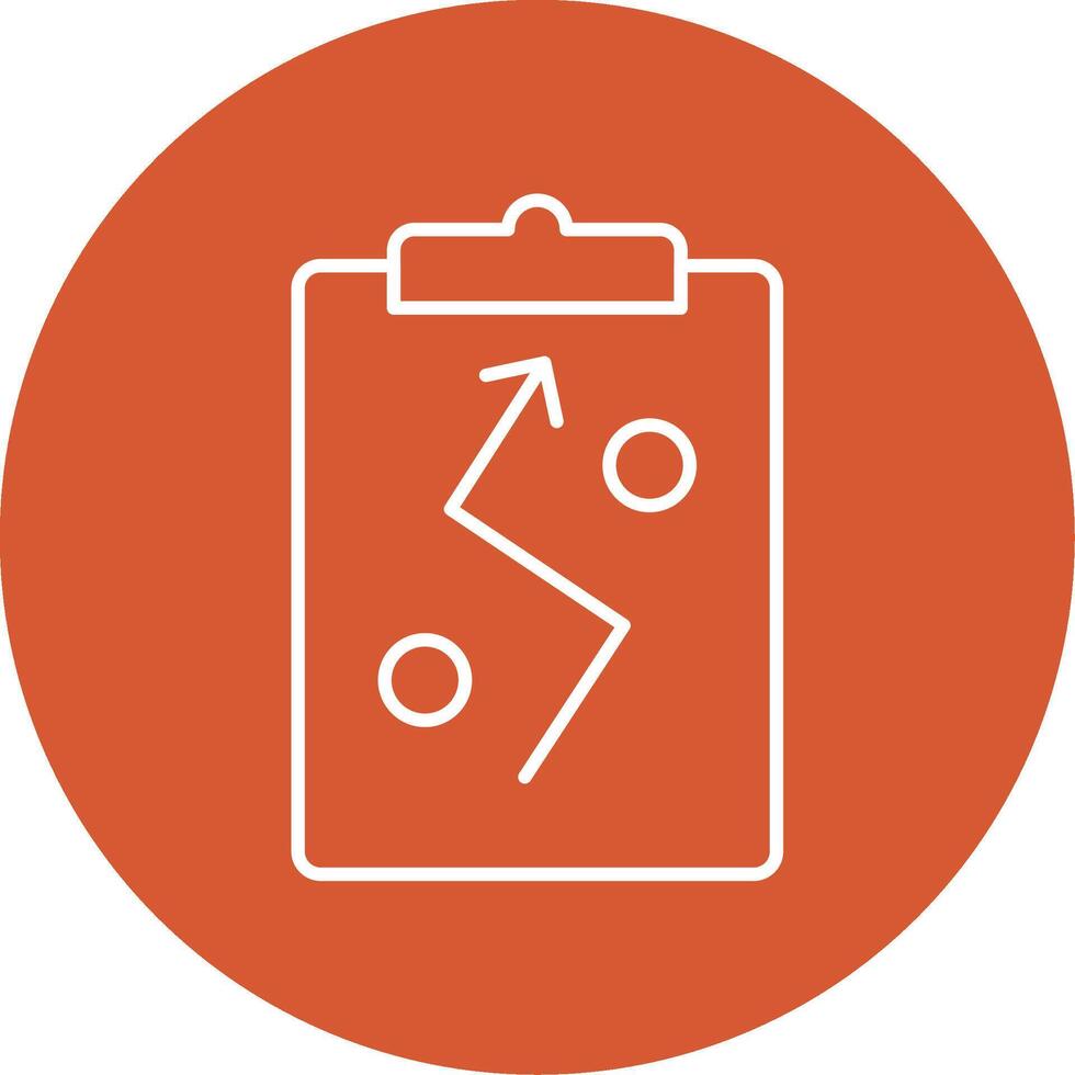 Strategy Line Multicircle Icon vector