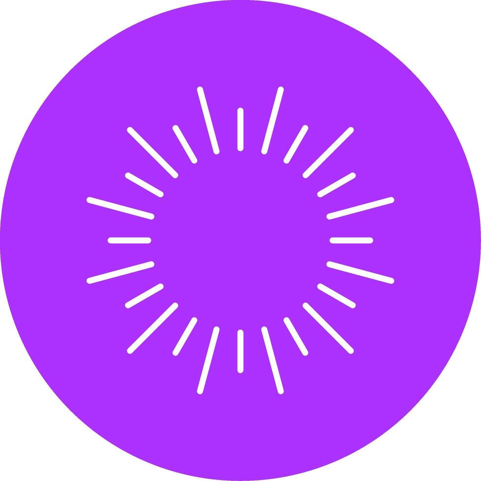 Fireworks Line Multicircle Icon vector