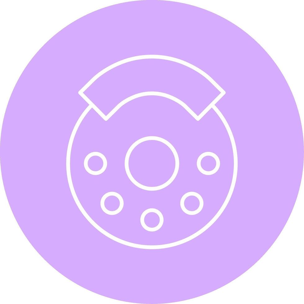 Break Line Multicircle Icon vector