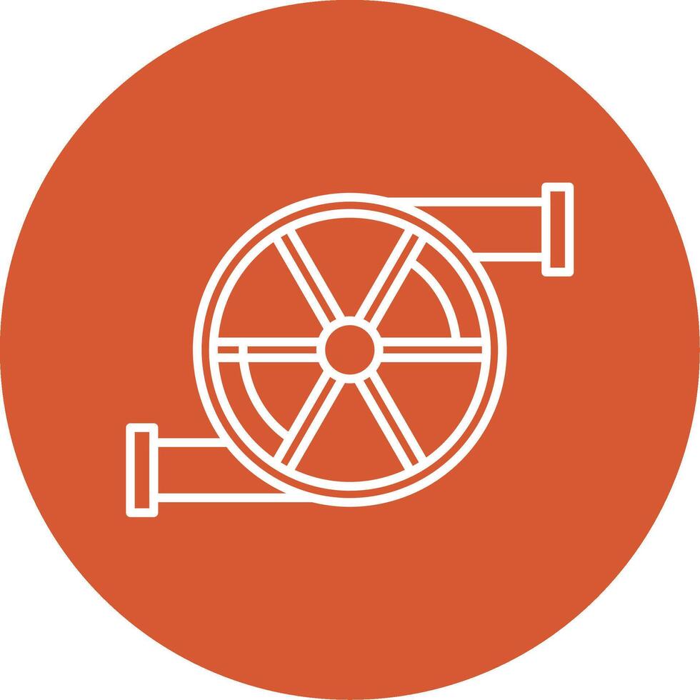 Turbo Line Multicircle Icon vector