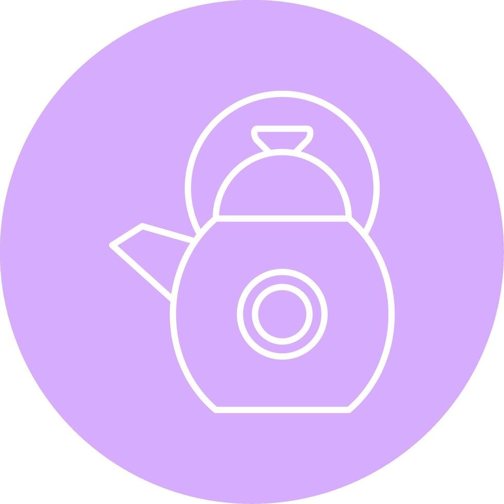 Kettle Line Multicircle Icon vector