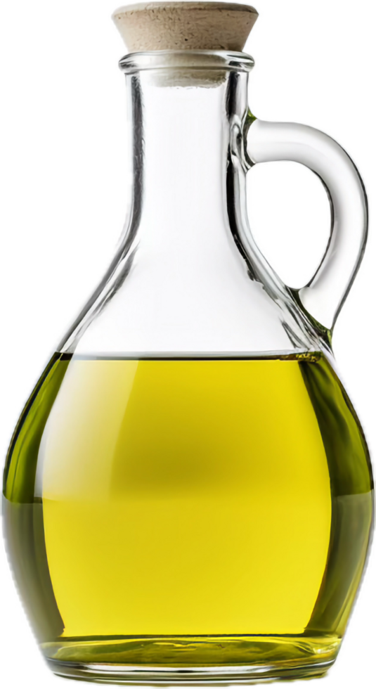 AI generated Olive oil bottle png