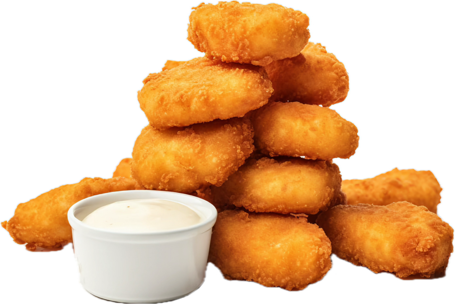 ai generiert Hähnchen Nuggets png