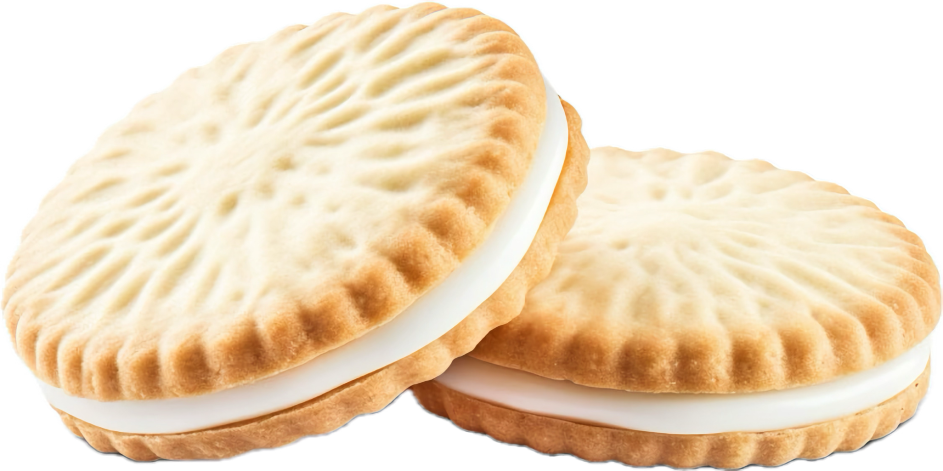 ai généré blanc des biscuits png