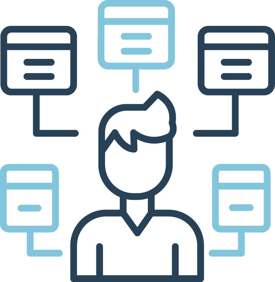 Multitasking Vector Icon