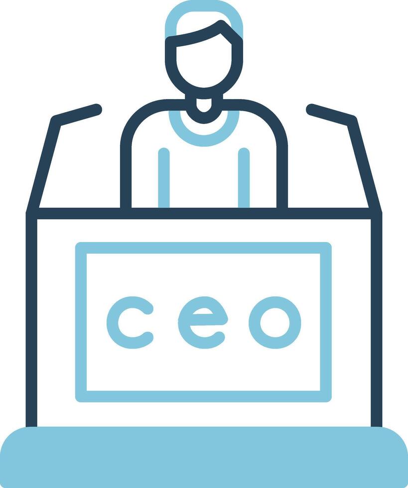 CEO vector icono