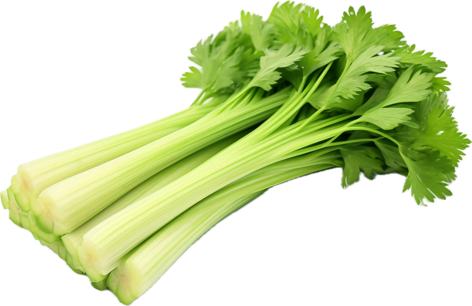 AI generated celery sticks png