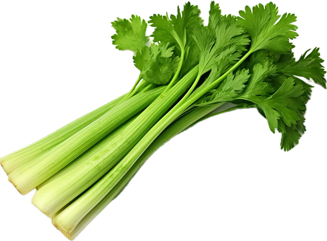 AI generated celery sticks png