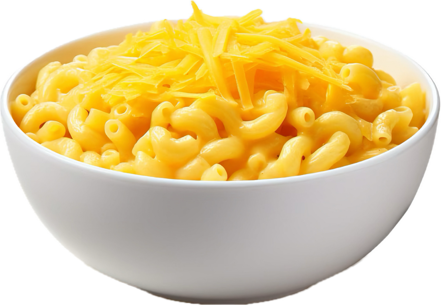 AI generated bowl of macaroni and cheese png 37500627 PNG