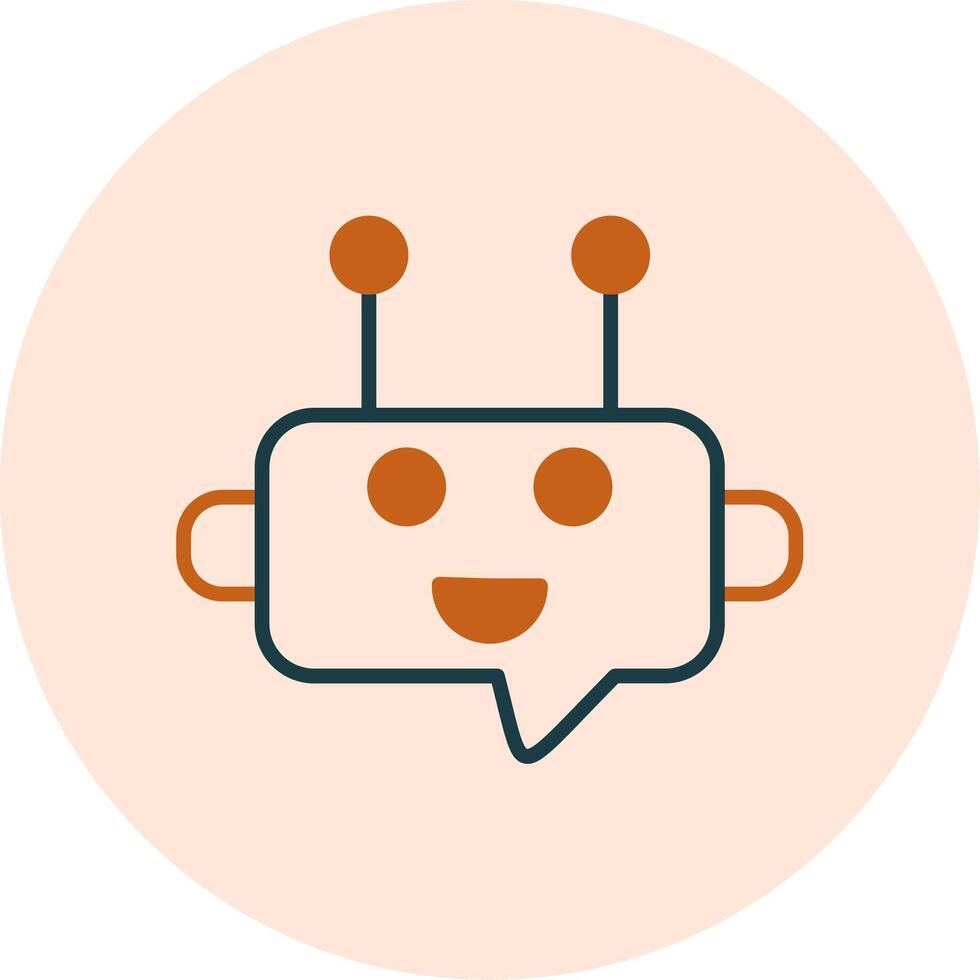 Robot Chat Vector Icon