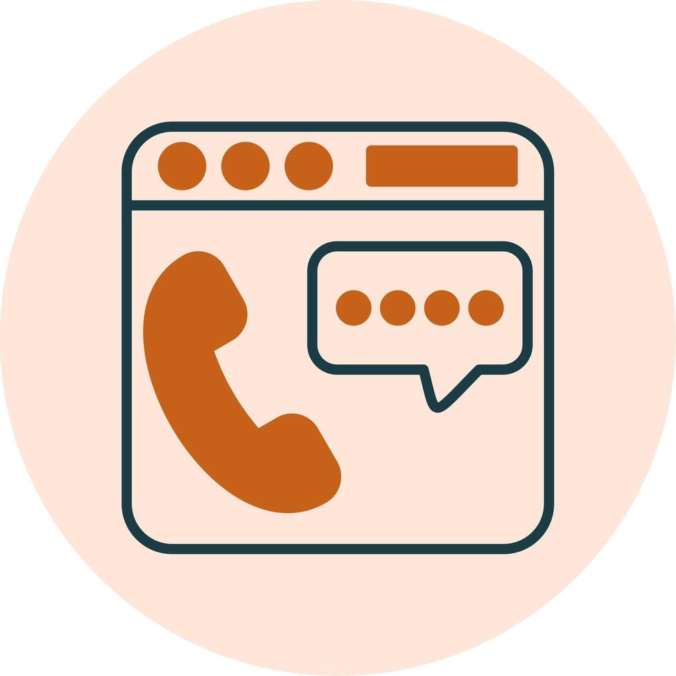 Phone Chat Vector Icon