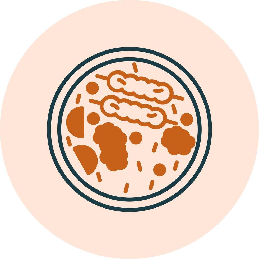 Kebab Vector Icon