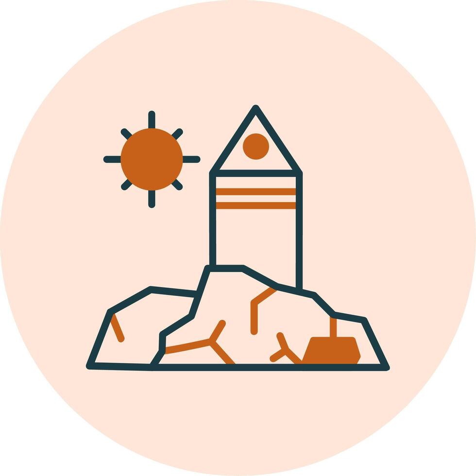 Mount Arafat Vector Icon
